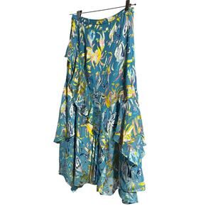Tanya Taylor "Liliana" floral silk skirt